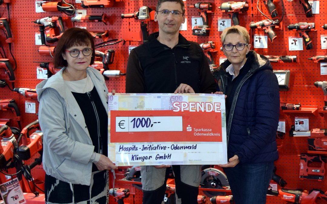Bad Königer Fachmarkt spendet an die Hospiz-Initiative